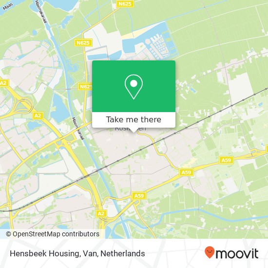 Hensbeek Housing, Van map