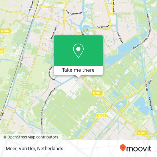 Meer, Van Der map