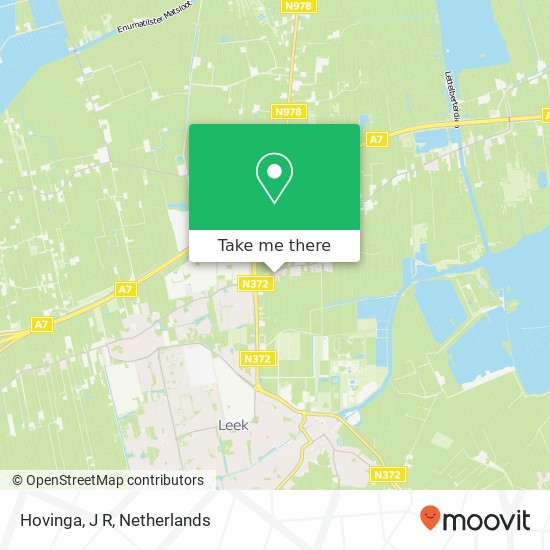 Hovinga, J R map