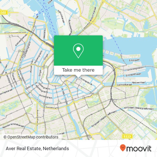 Aver Real Estate map