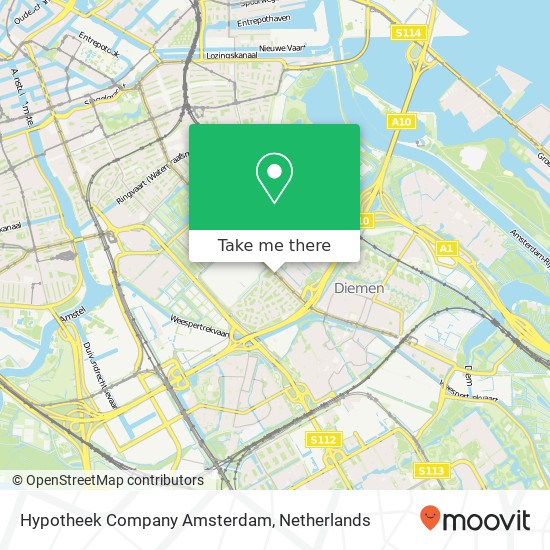 Hypotheek Company Amsterdam Karte