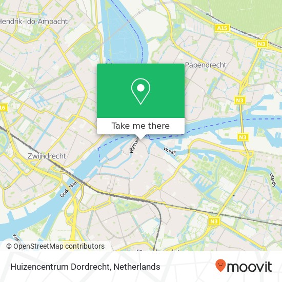 Huizencentrum Dordrecht map