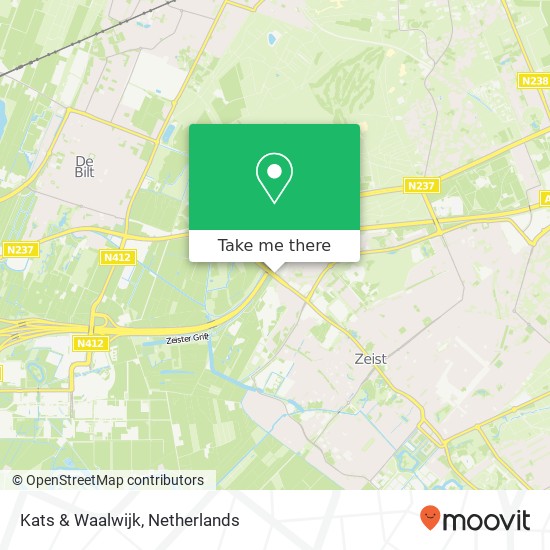 Kats & Waalwijk map