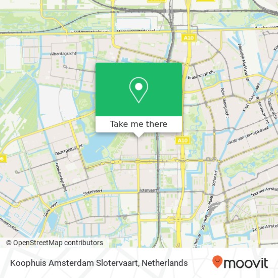 Koophuis Amsterdam Slotervaart map