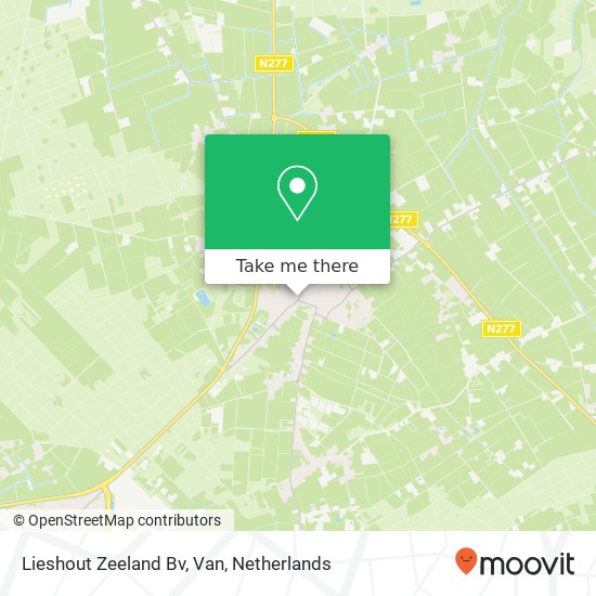 Lieshout Zeeland Bv, Van map