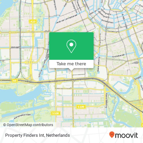 Property Finders Int map