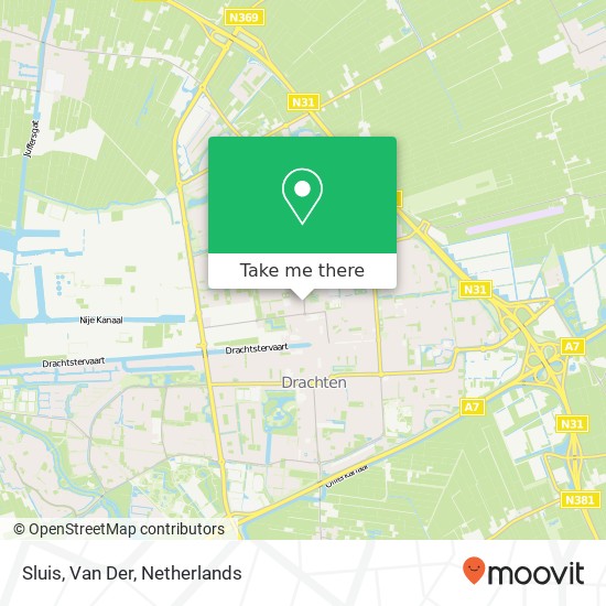 Sluis, Van Der map