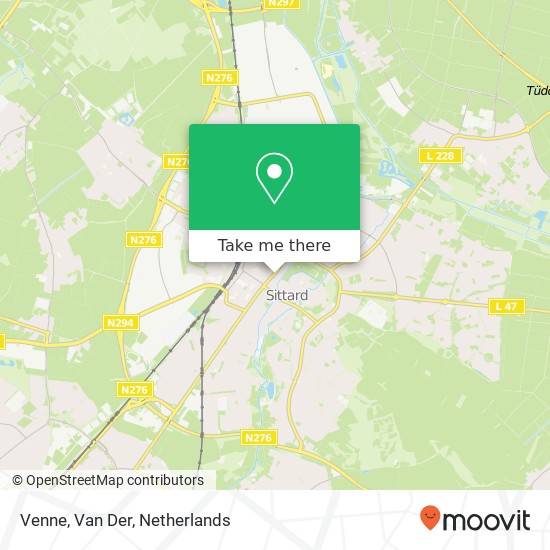 Venne, Van Der map