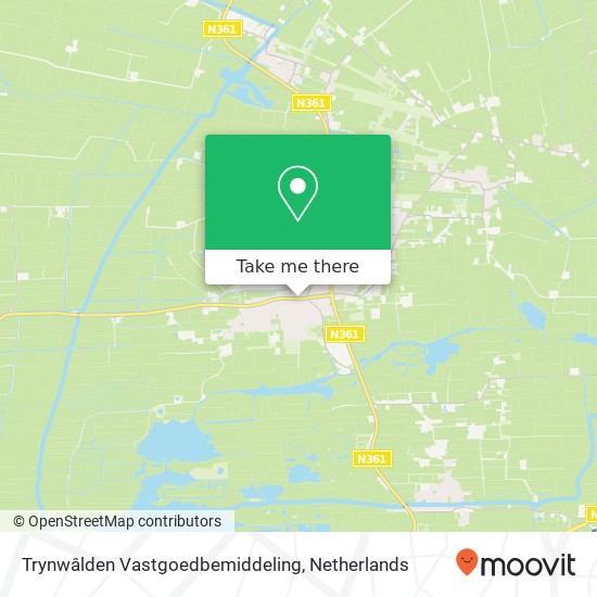 Trynwâlden Vastgoedbemiddeling map