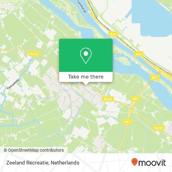 Zeeland Recreatie map