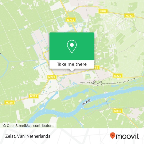 Zelst, Van map