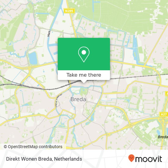 Direkt Wonen Breda map