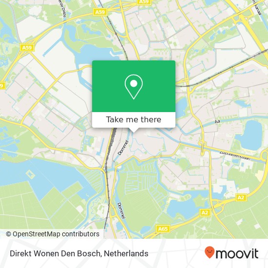 Direkt Wonen Den Bosch map