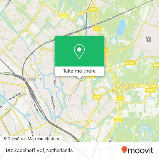Dtz Zadelhoff Vof map