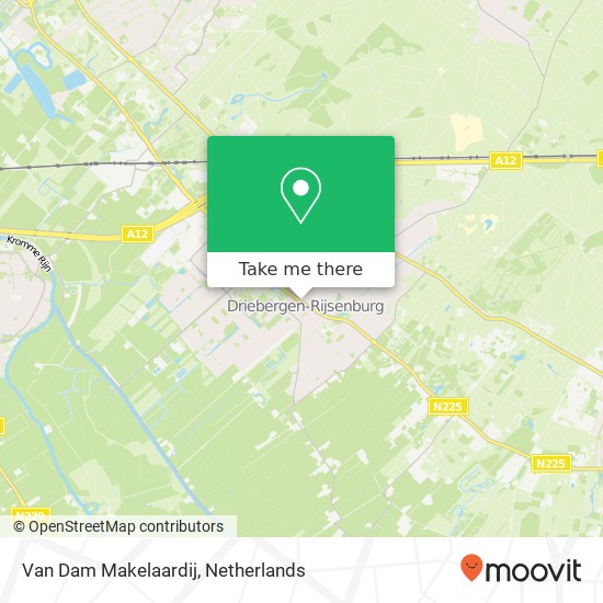 Van Dam Makelaardij map