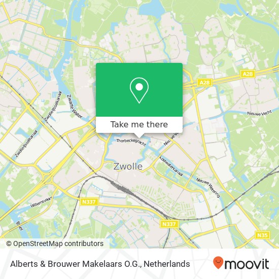 Alberts & Brouwer Makelaars O.G. map