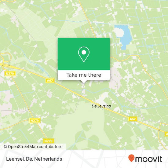 Leensel, De map