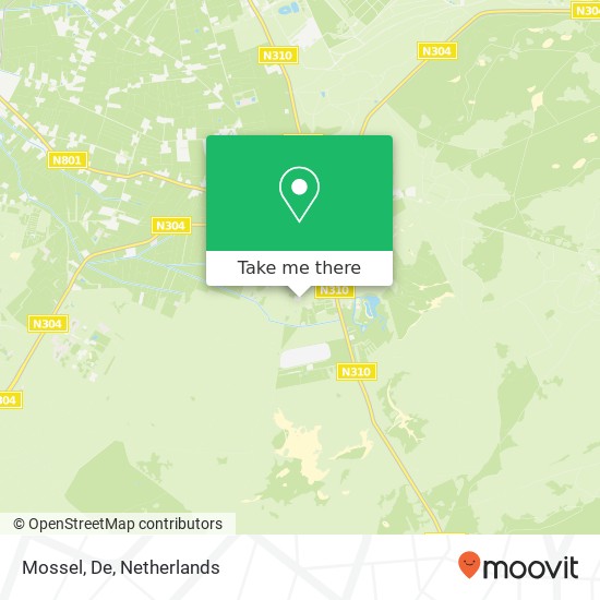 Mossel, De map