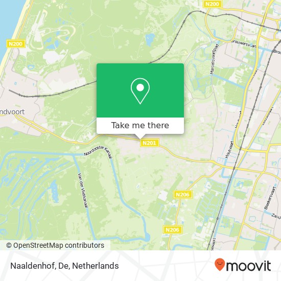 Naaldenhof, De map