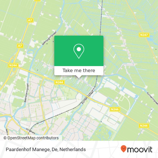 Paardenhof Manege, De map