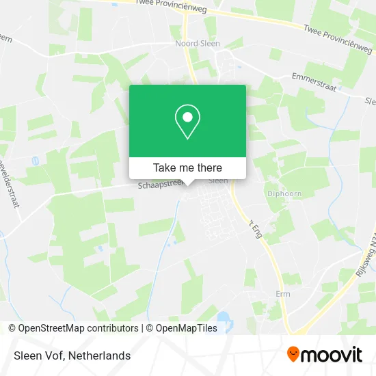 Sleen Vof map