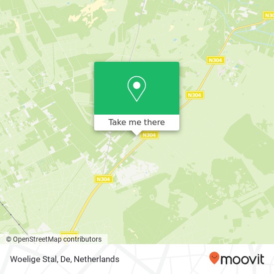 Woelige Stal, De map