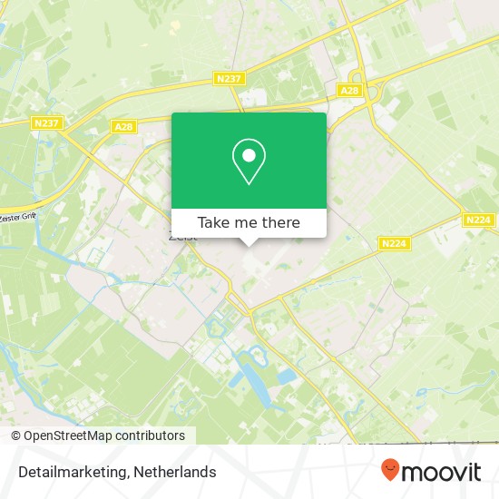 Detailmarketing Karte