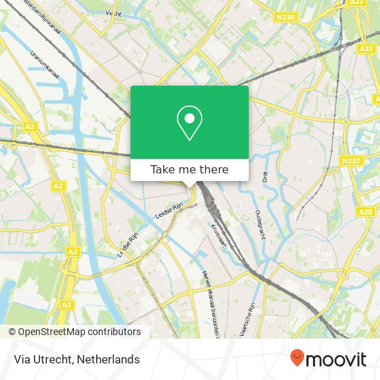 Via Utrecht map