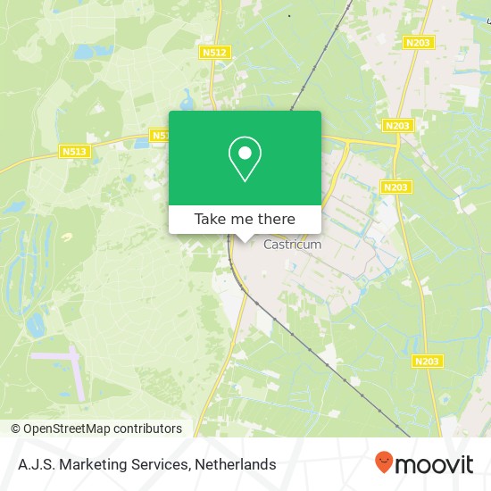 A.J.S. Marketing Services map