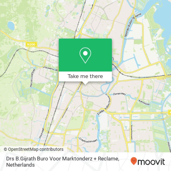 Drs B.Gijrath Buro Voor Marktonderz + Reclame map