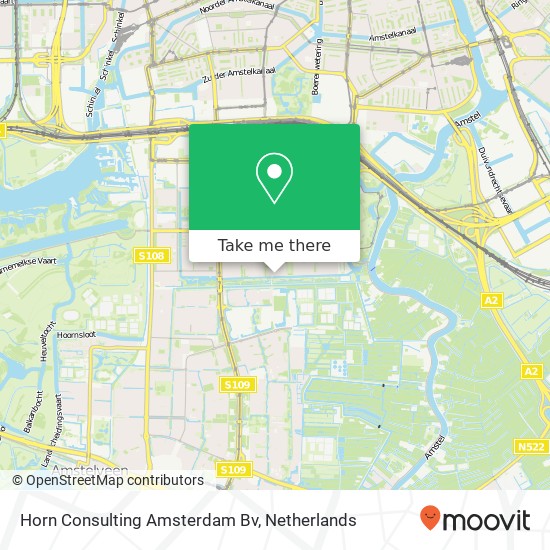 Horn Consulting Amsterdam Bv map