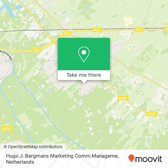 Hugo J. Bergmans Marketing Comm.Manageme map