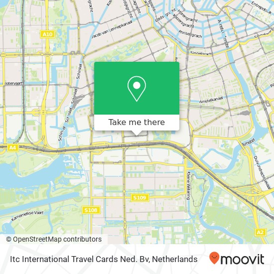 Itc International Travel Cards Ned. Bv map