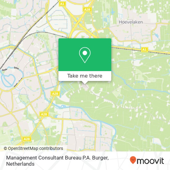 Management Consultant Bureau P.A. Burger map