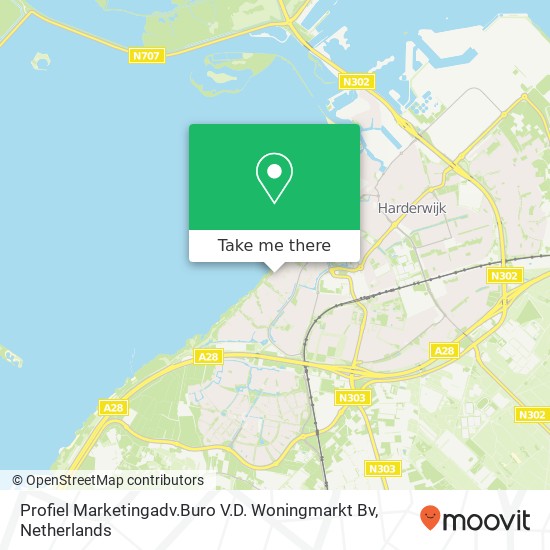 Profiel Marketingadv.Buro V.D. Woningmarkt Bv Karte