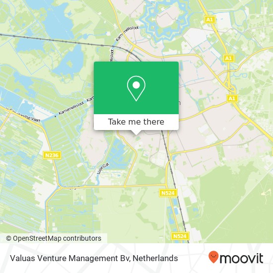 Valuas Venture Management Bv map