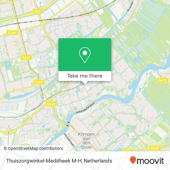 Thuiszorgwinkel-Meditheek M-H map