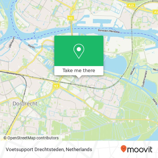 Voetsupport Drechtsteden map