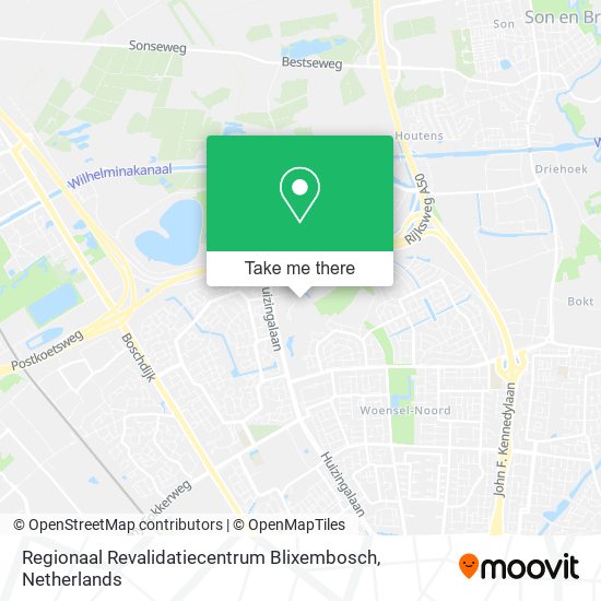 Regionaal Revalidatiecentrum Blixembosch Karte