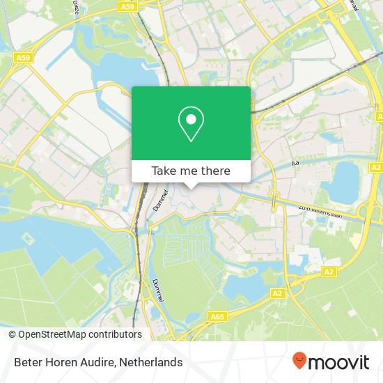 Beter Horen Audire map