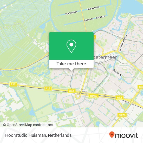 Hoorstudio Huisman map