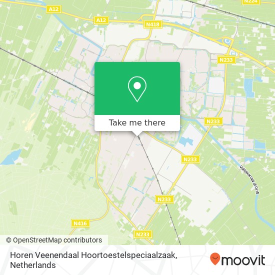 Horen Veenendaal Hoortoestelspeciaalzaak map