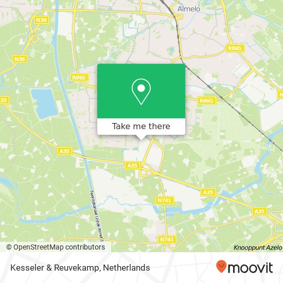Kesseler & Reuvekamp map