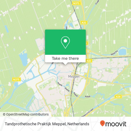 Tandprothetische Praktijk Meppel map