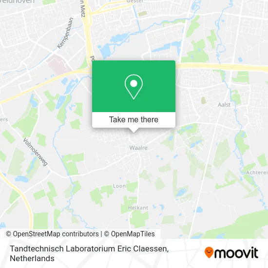 Tandtechnisch Laboratorium Eric Claessen map