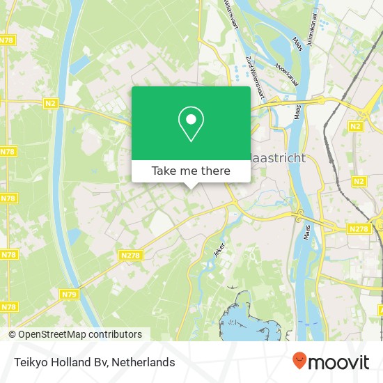 Teikyo Holland Bv map