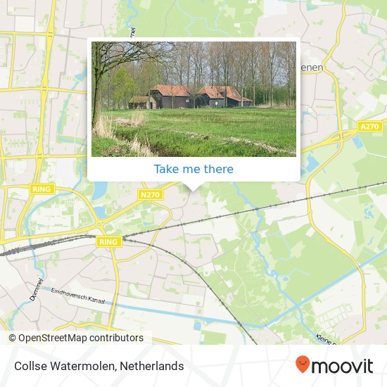 Collse Watermolen map