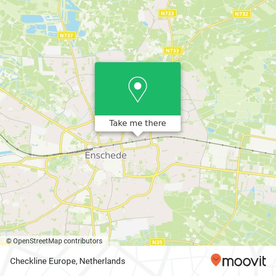 Checkline Europe map