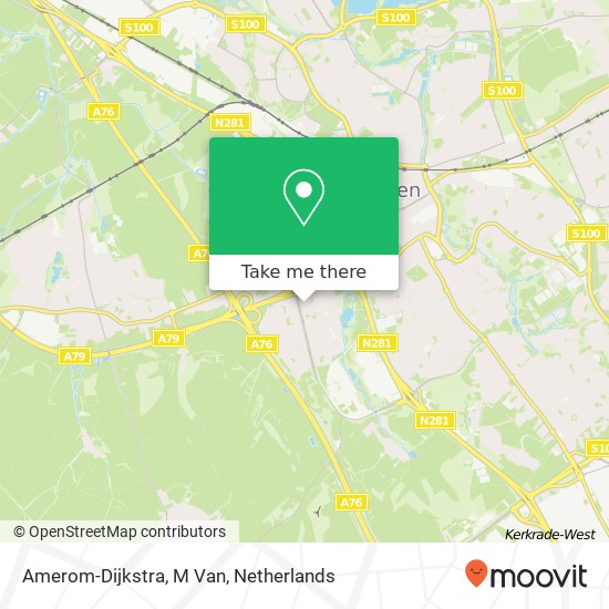 Amerom-Dijkstra, M Van map
