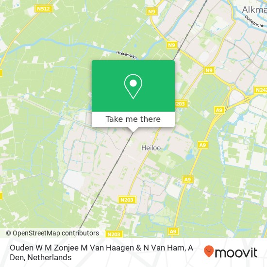 Ouden W M Zonjee M Van Haagen & N Van Ham, A Den map